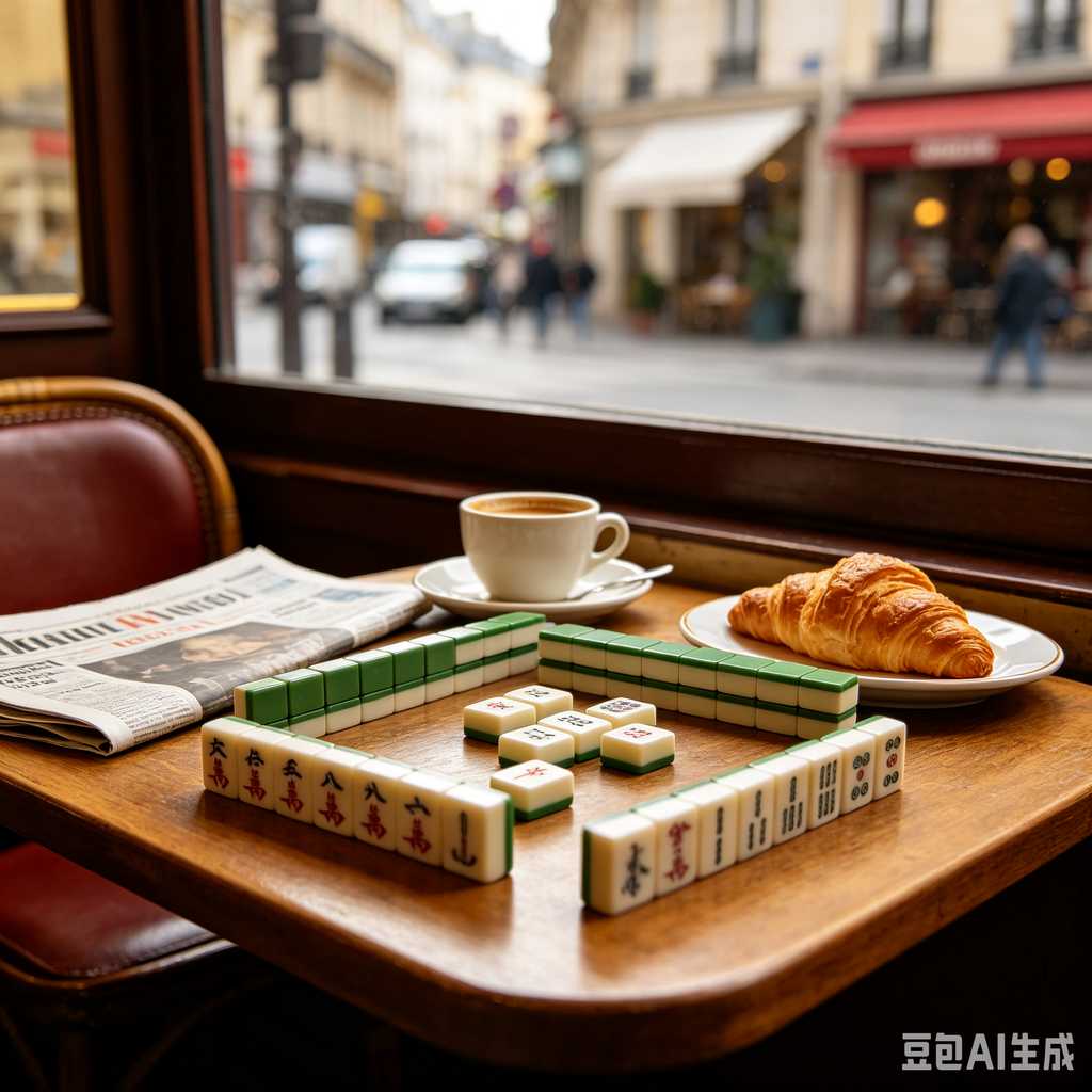 mahjong set for home entertainment