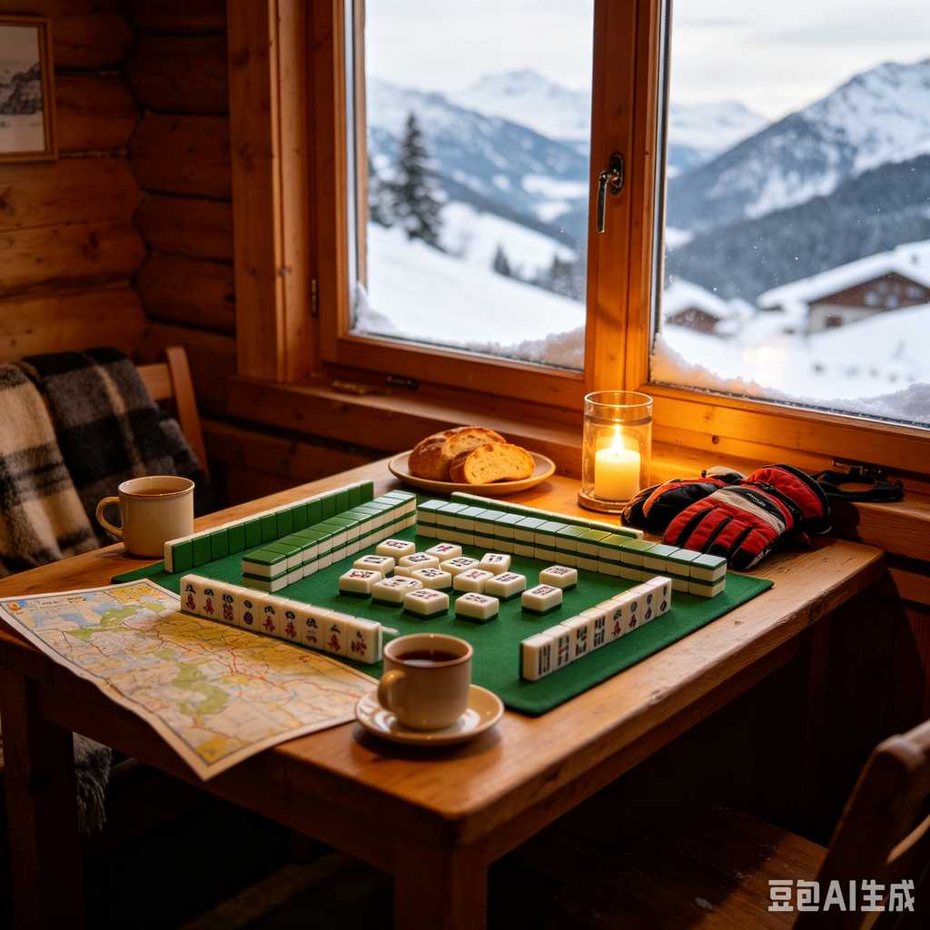 decorative mahjong tiles set
