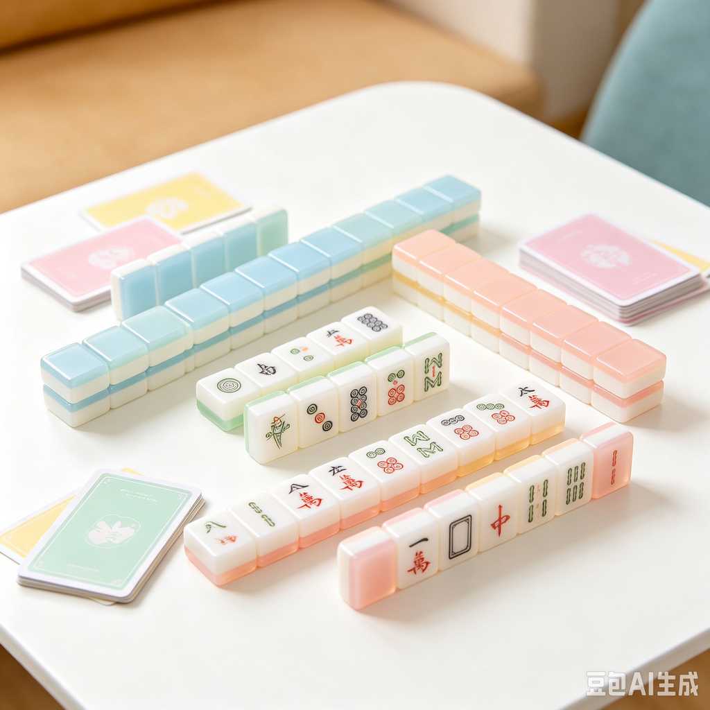 vintage style mahjong set