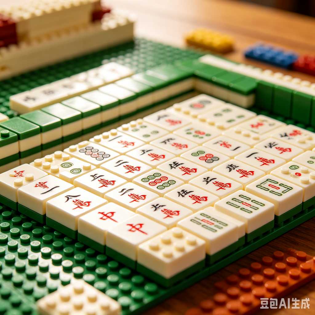 fine polished mahjong set